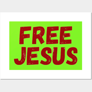 Free Jesus By Abby Anime(c) Posters and Art